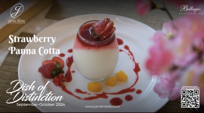 Beverage Of The Month|Strawberry Panna Cotta