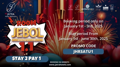 Stay 2 Pay 1 Exclusive Deal At Jatra Hotels & Resorts