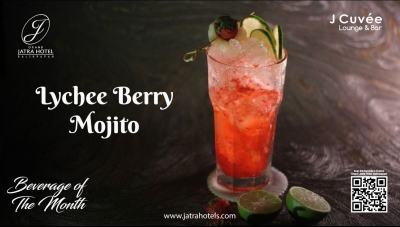 Beverage Of The Month|Lychee Berry Mojito
