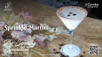 Beverage Of The Month|Sprinkle Martini