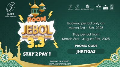 Jebol 3.3 Exclusive Staycation Promo: Stay 2, Pay 1!